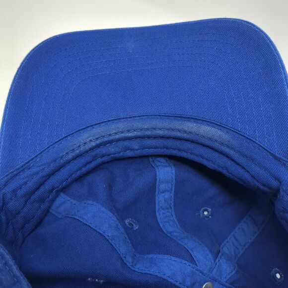 Gelante Slideback Hat Blue OS Adjustable Vented Holes 6 Panel Blank Cotton - Picture 7 of 8